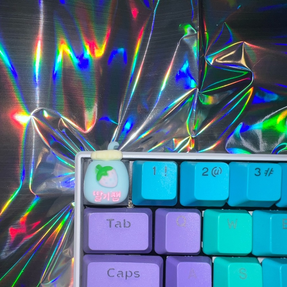 Strawberry Drink Custom Keycap